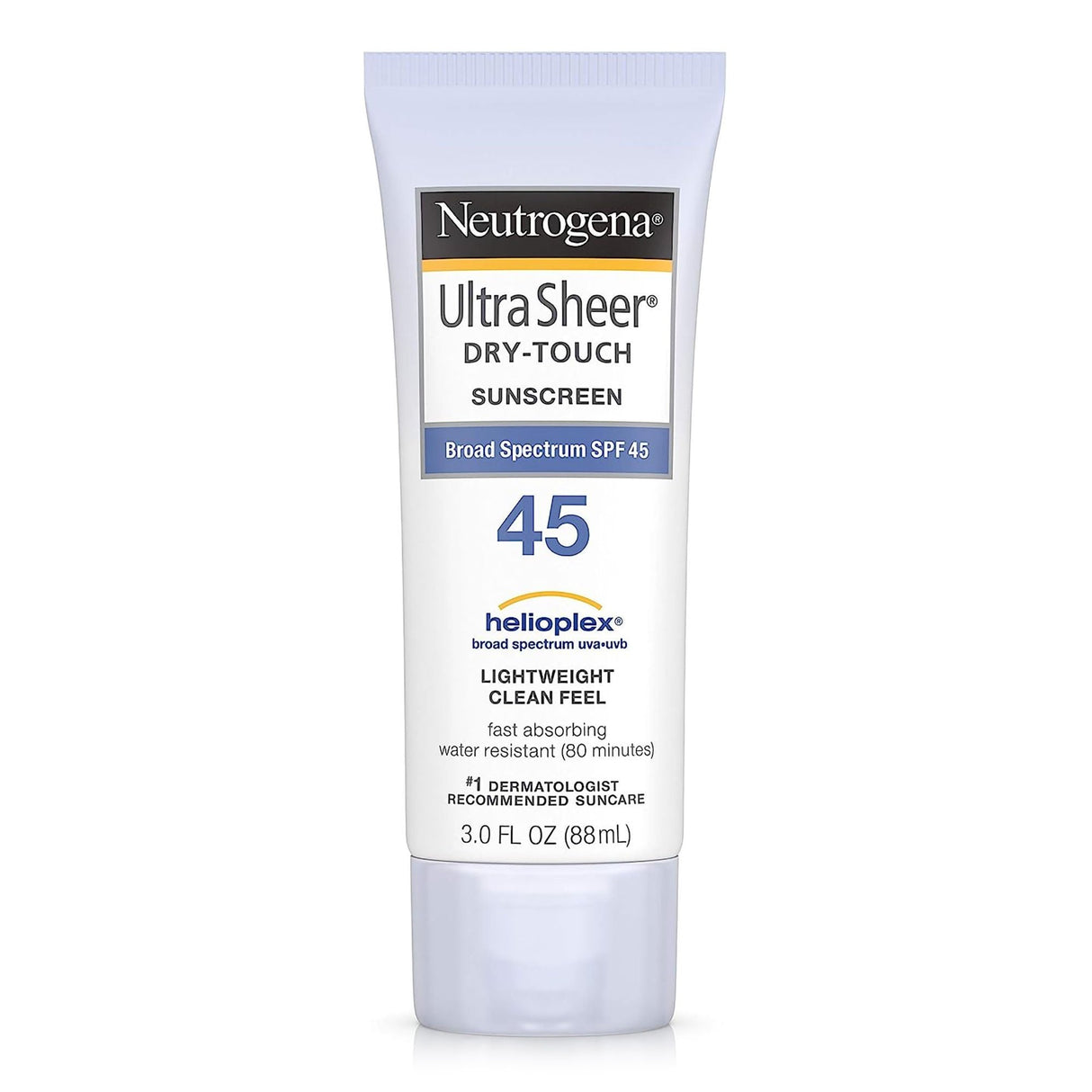 Neutrogena Ultra Sheer Dry-Touch Sunscreen SPF 45, 3-ounce Tube - 08680068795-Single - LL Medico