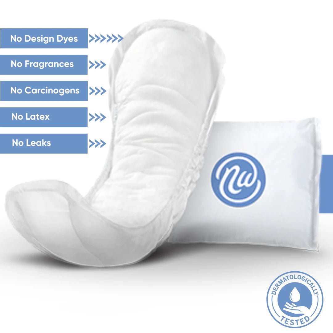 Nexwear Incontinence Pads, Maximum Long - 1990-Pack - LL Medico