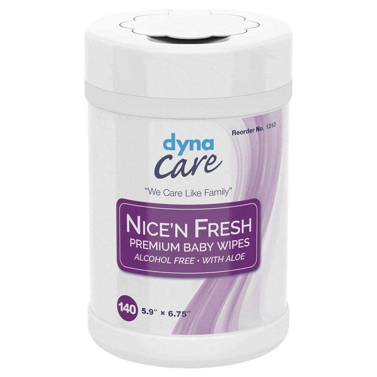 Nice'n Fresh Baby Wipe, Scented, Canister - 1313-Box - LL Medico