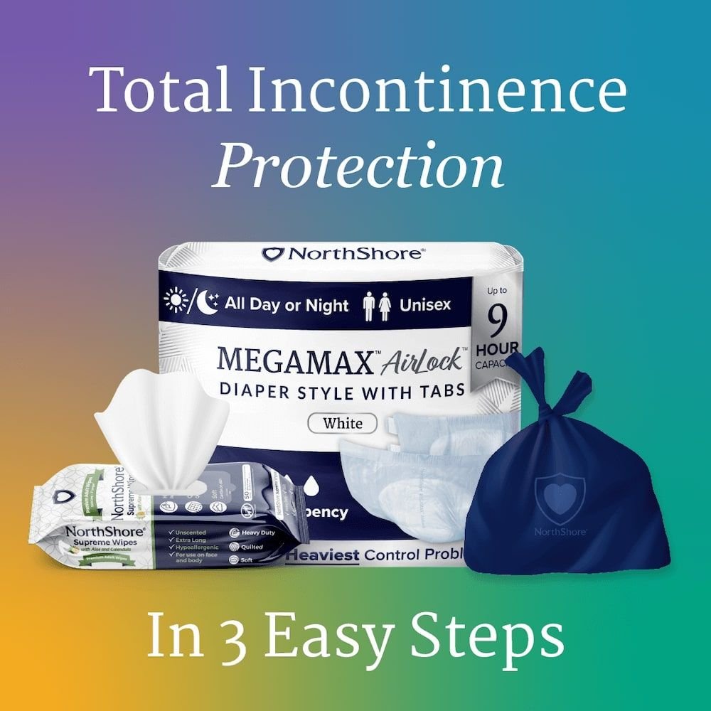 NorthShore MEGAMAX AirLock Adult Diapers - NS2625T-Trial - LL Medico