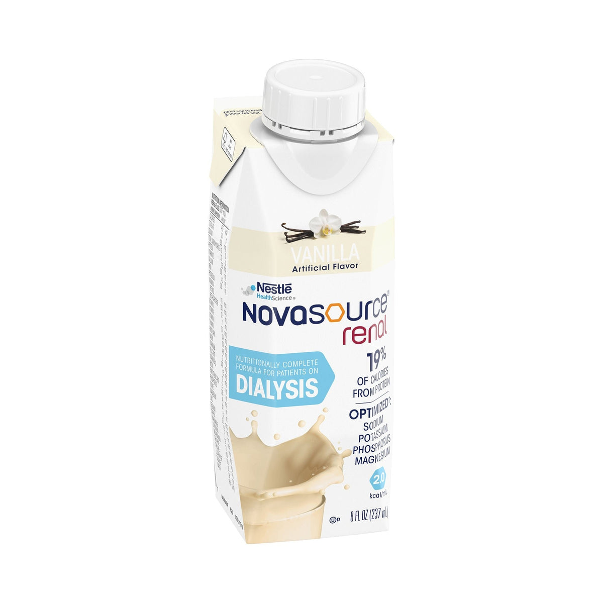 Novasource Renal Nutritional Supplement, Vanilla, 8 oz - 00043900306094-Single - LL Medico