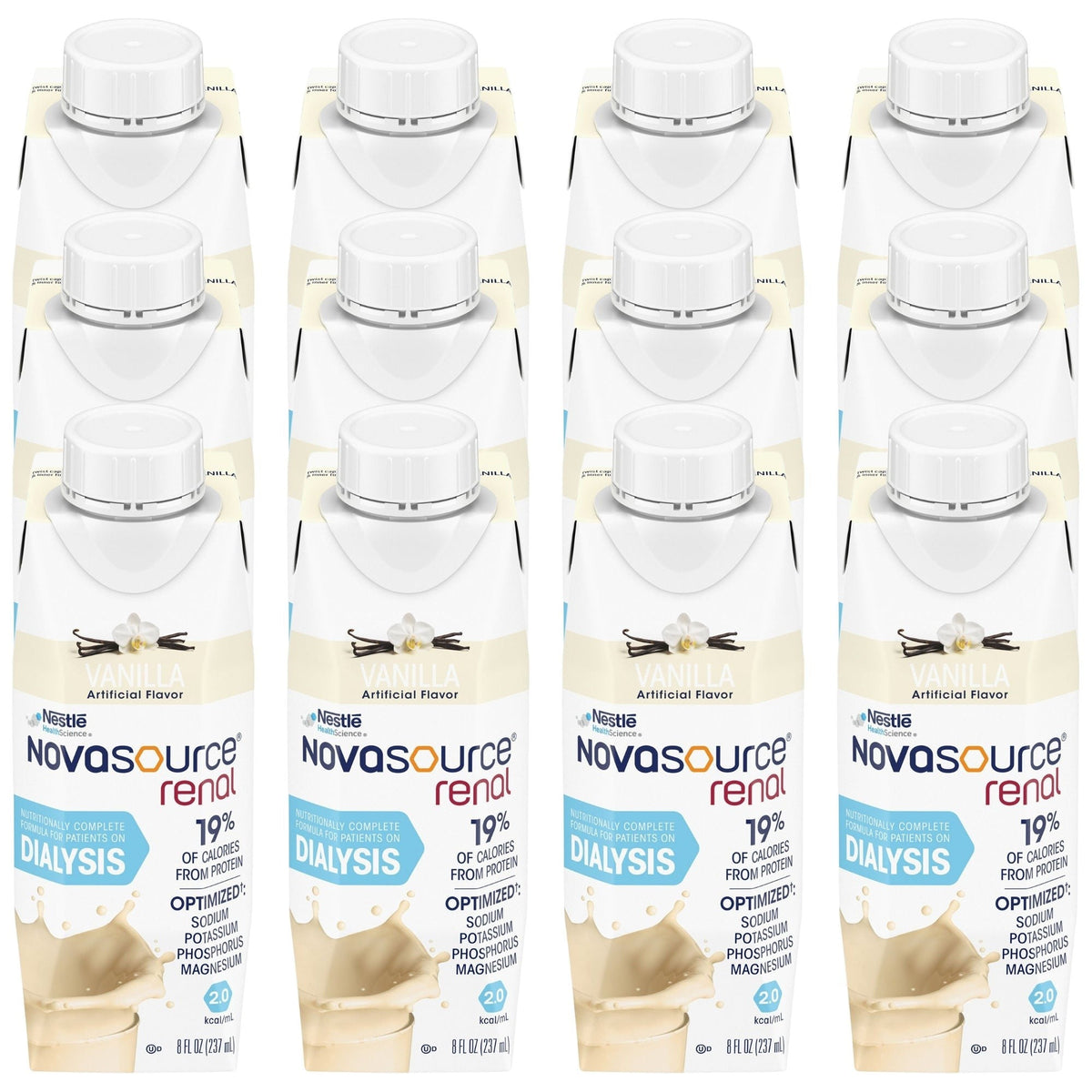 Novasource Renal Nutritional Supplement, Vanilla, 8 oz - 00043900306094-Single - LL Medico