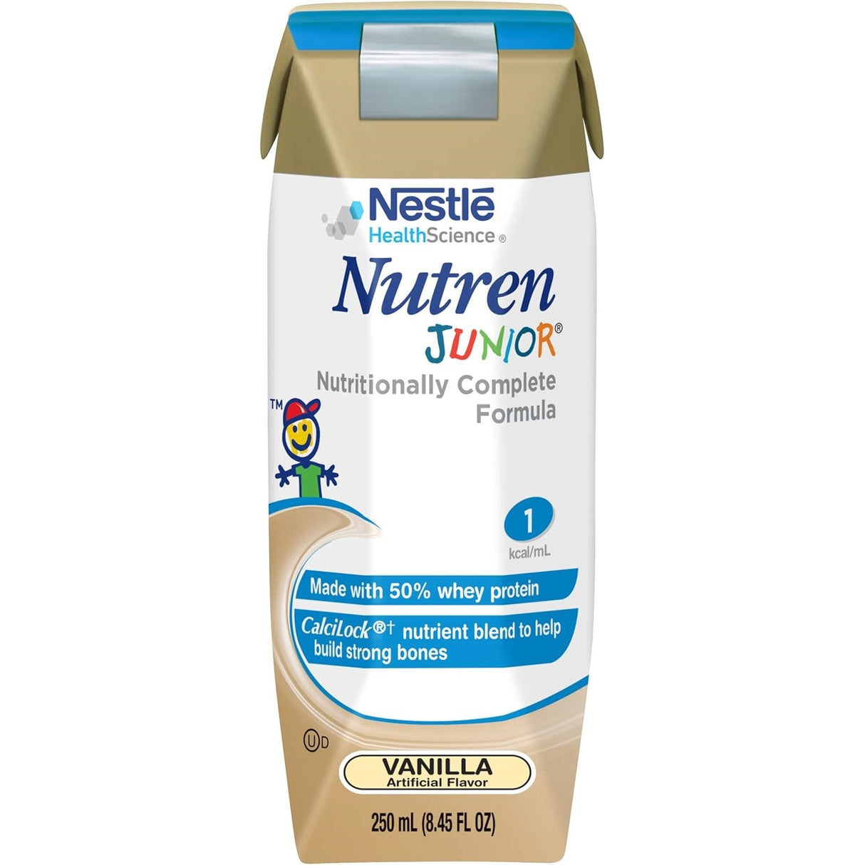 Nutren Junior 1.0 Cal Pediatric Supplement, Vanilla, CS/24 - 00798716160629-Case - LL Medico