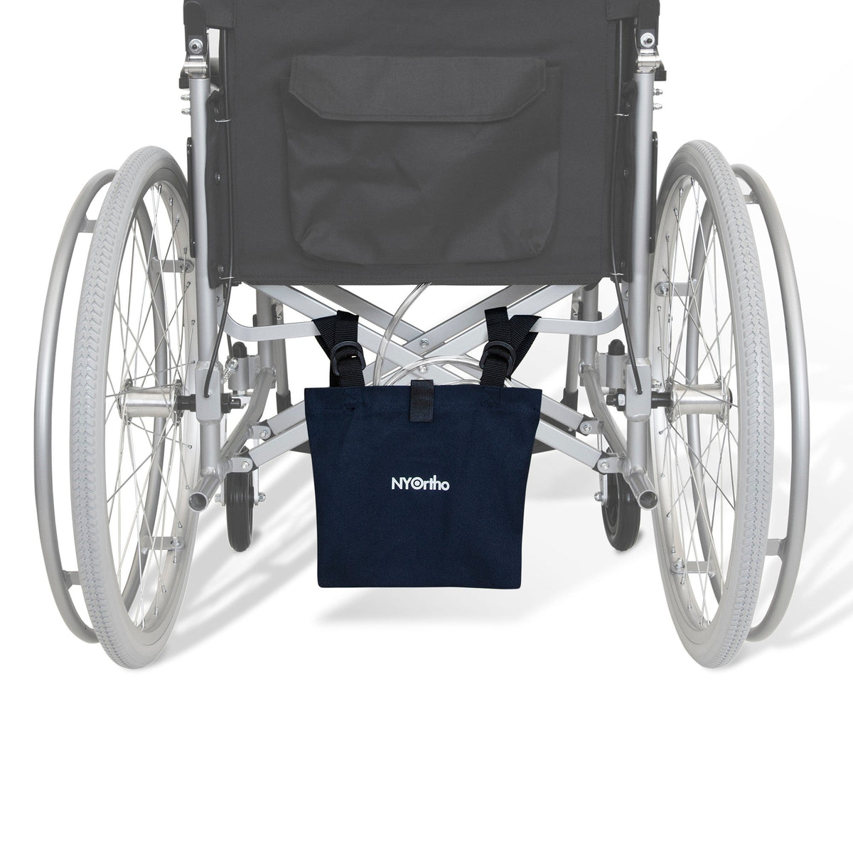NYOrtho Wheelchair Urinary Drain Bag Holder, Vinyl Privacy Cover - 9549-Single - LL Medico