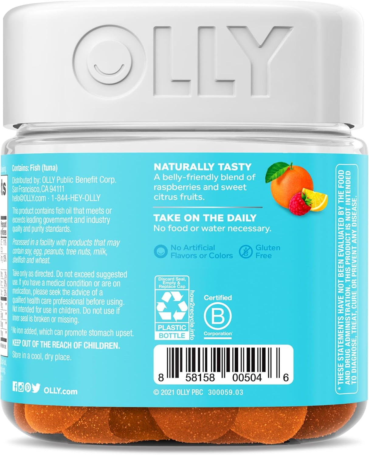 OLLY Prenatal Multivitamin Gummy with Folic Acid and DHA, 60 ct - 85815800504 - LL Medico