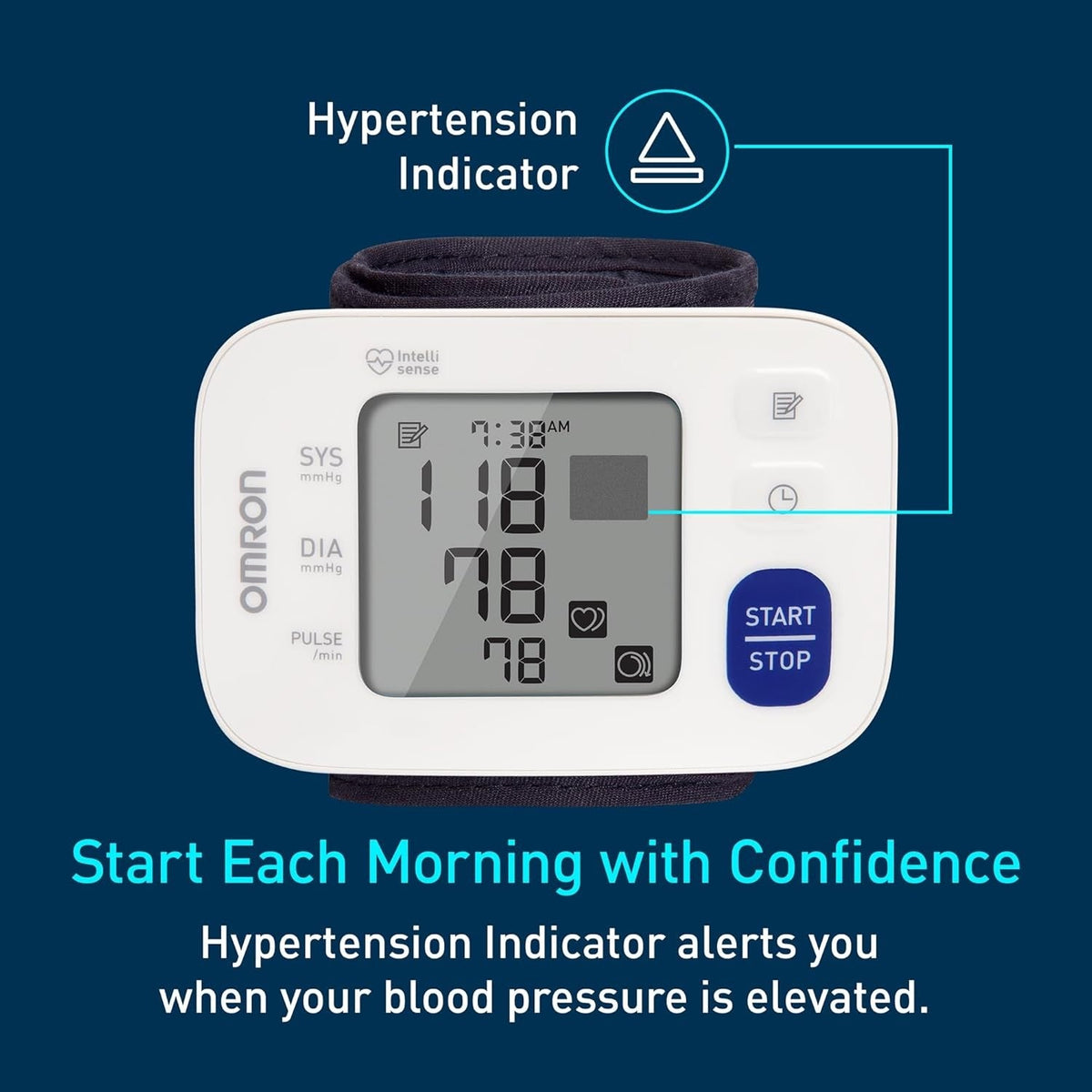 Omron 3 Series Wrist Blood Pressure Monitor, Adult Cuff - BP6100-Single - LL Medico