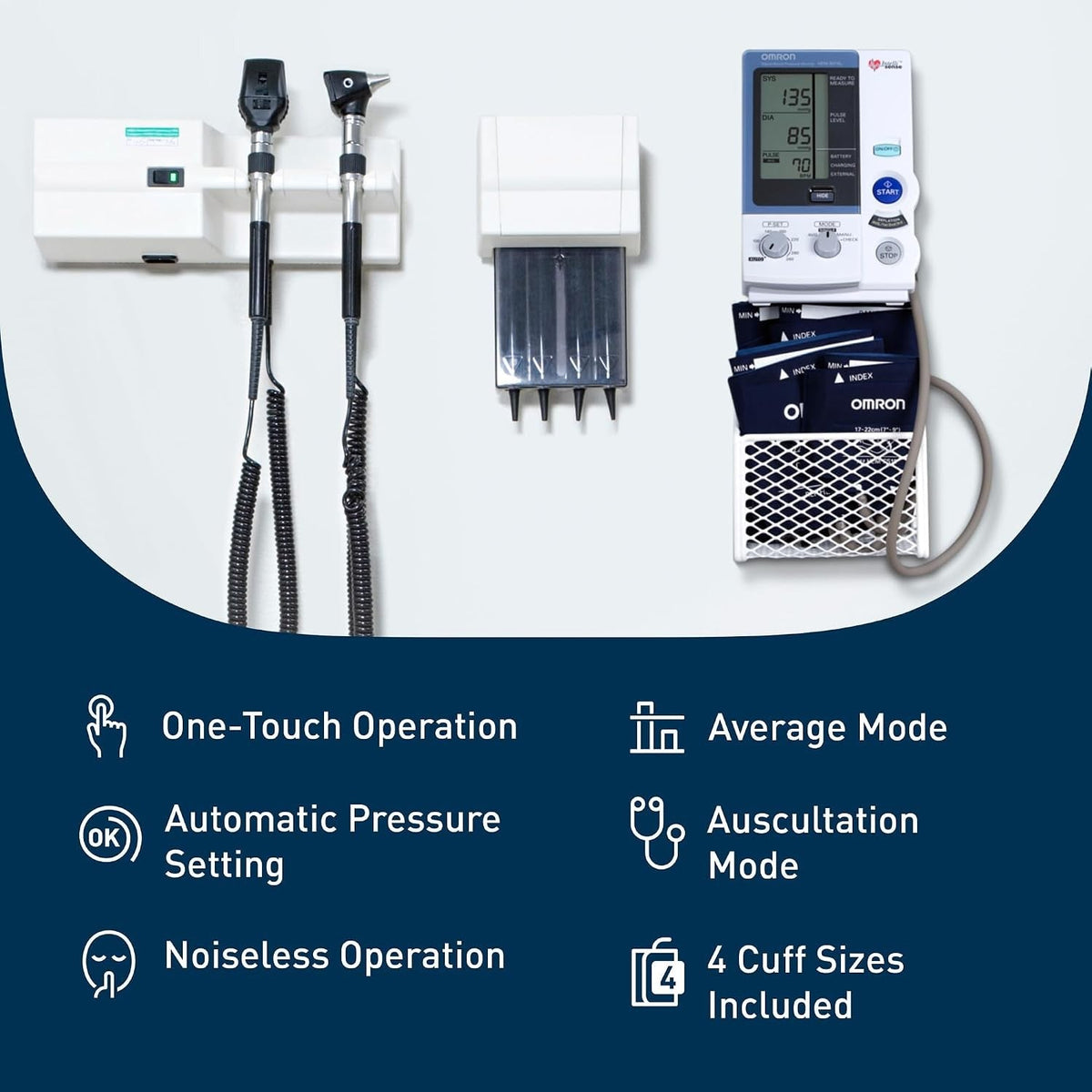 Omron IntelliSense Professional Digital Blood Pressure Monitor - HEM-907XL-Single - LL Medico