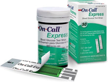 On Call Express Blood Glucose Test Strips, 50 Count - 755729-Each - LL Medico