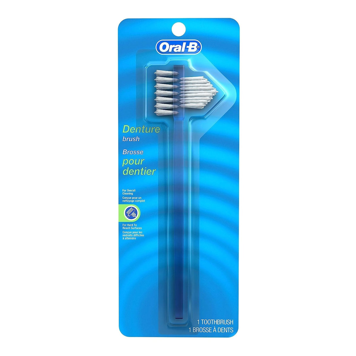 Oral-B Two-Sided Denture Brush - 00041081001-Single - LL Medico