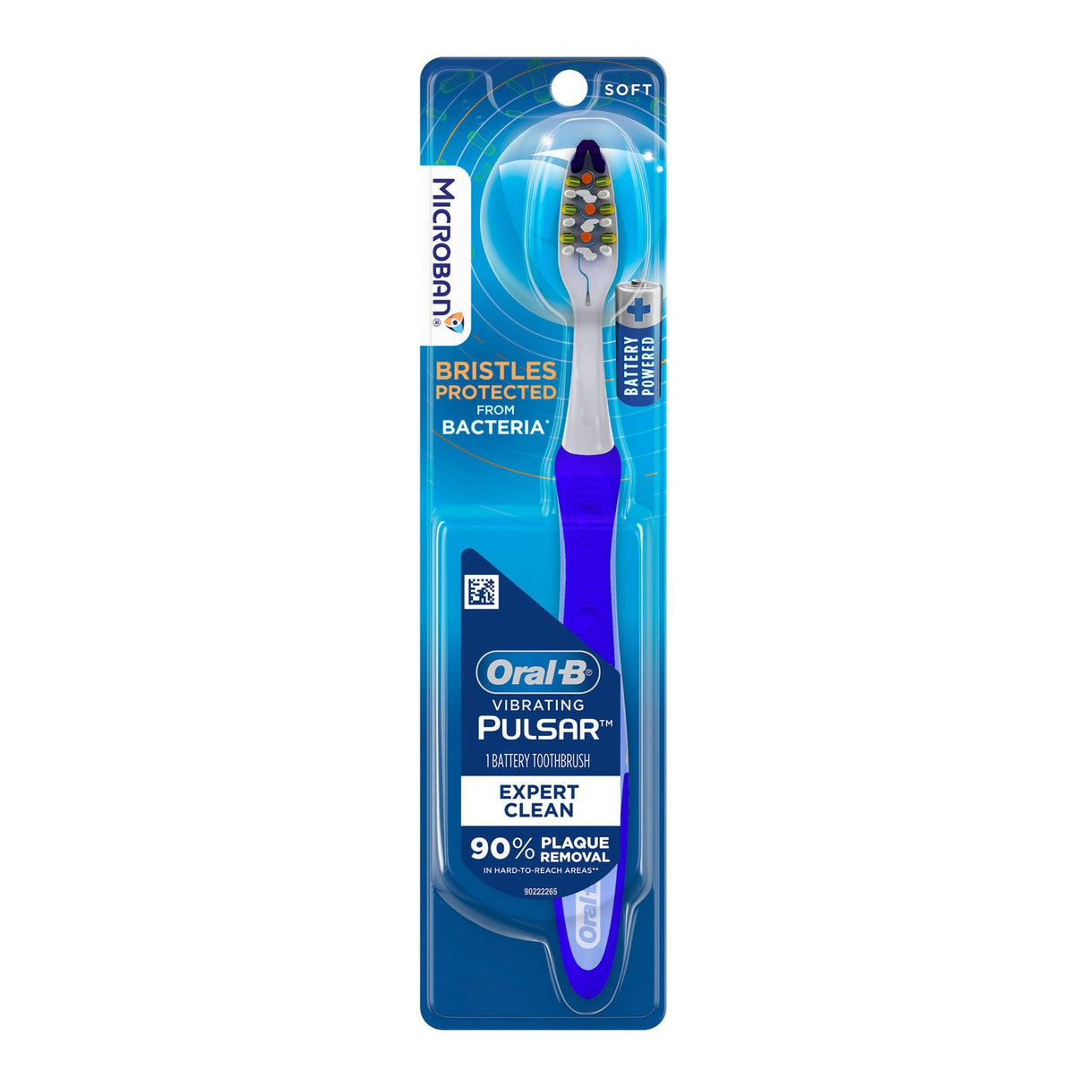 Oral-B Vibrating Pulsar Battery Toothbrush Expert Clean Soft - 30041666630-Single - LL Medico