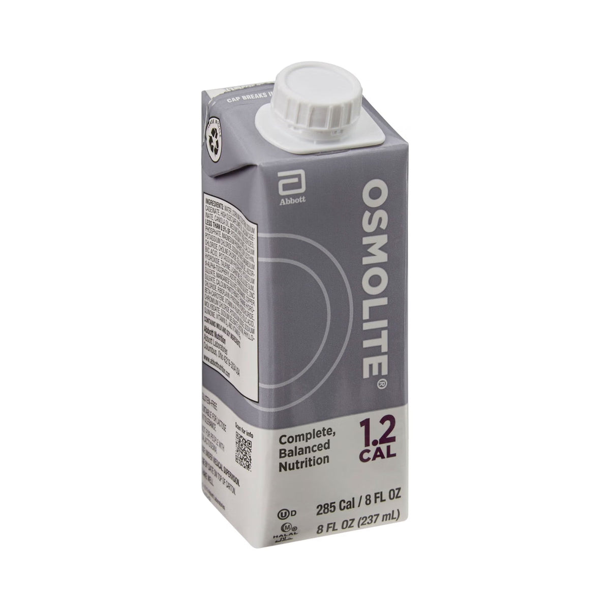 Osmolite 1.2 Cal Tube Feeding Formula, Unflavored, 8 oz - 64635-Case - LL Medico