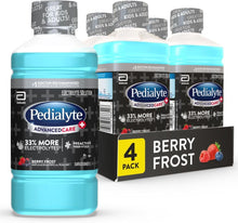 Pedialyte AdvancedCare Plus Electrolyte Solution, Berry Frost, 33.8 oz - 66641-Single - LL Medico