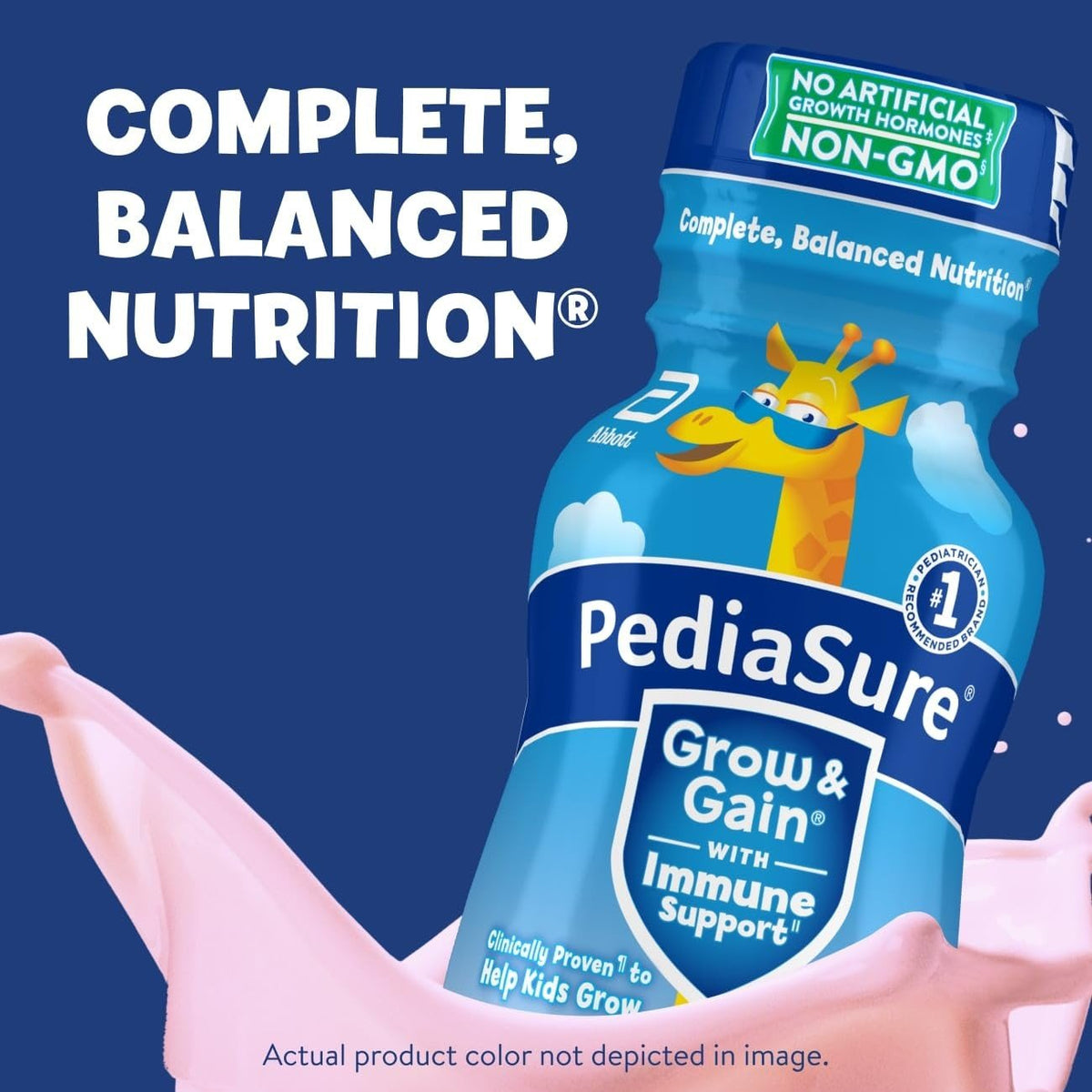PediaSure Grow & Gain Kids' Nutrition Shake, Strawberry, 8 oz - 67525-Case - LL Medico