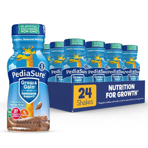 PediaSure Grow & Gain Nutrition Shake, Chocolate, 8 oz - 58058-Case - LL Medico