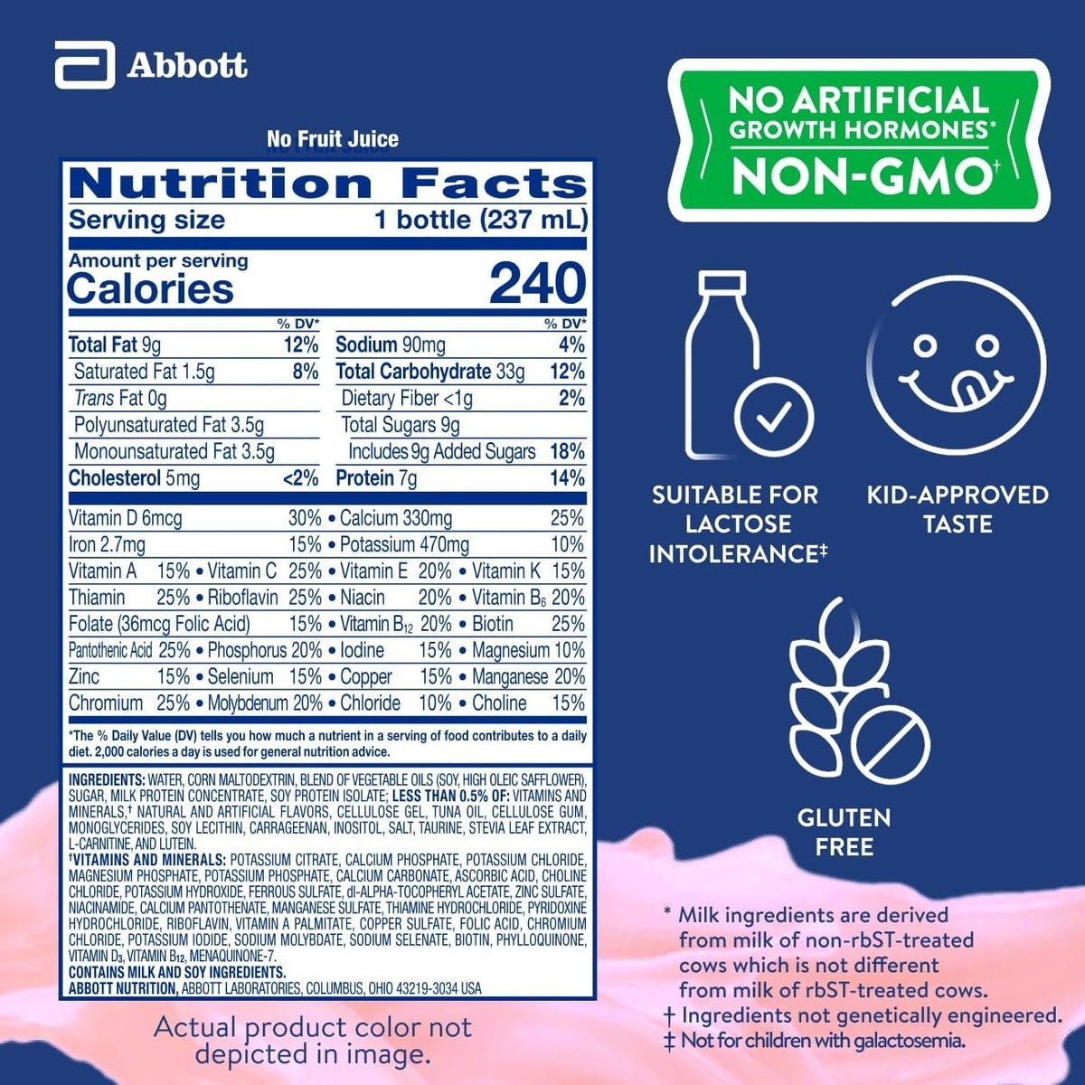 PediaSure Grow & Gain Pediatric Nutrition Shake, Strawberry, 8 oz - 67537-Case - LL Medico
