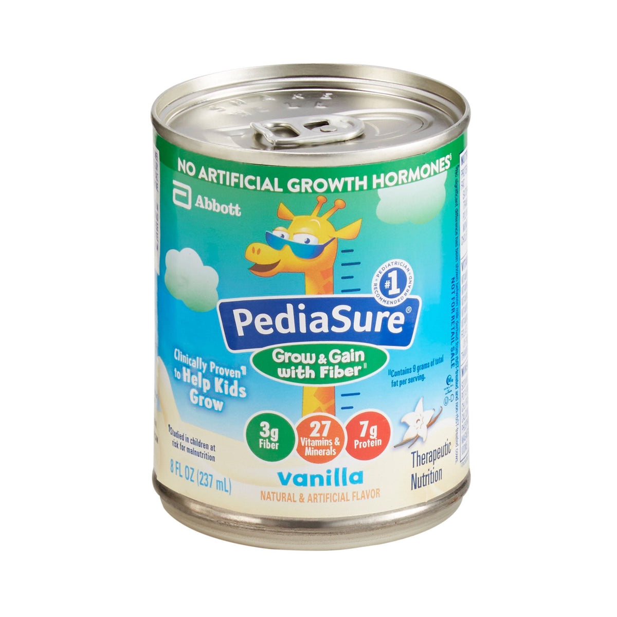 PediaSure Grow & Gain with Fiber Nutrition Shake, Vanilla, 8 oz - 67529-Case - LL Medico