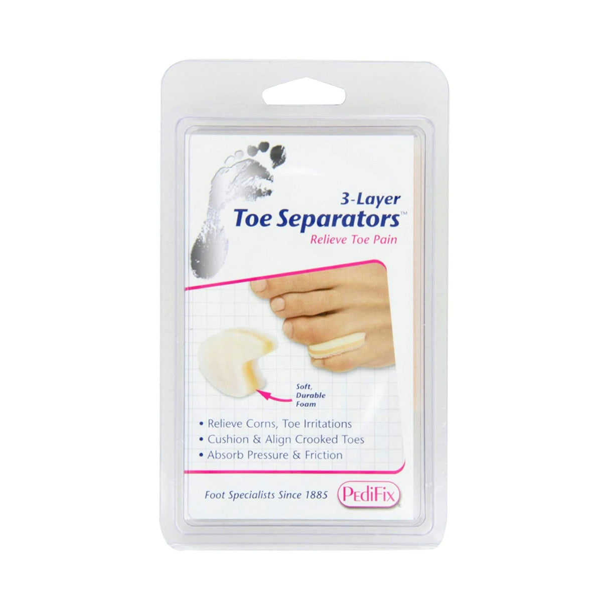 PediFix Visco-GEL Toe Spacers - 8130-S-Pack - LL Medico
