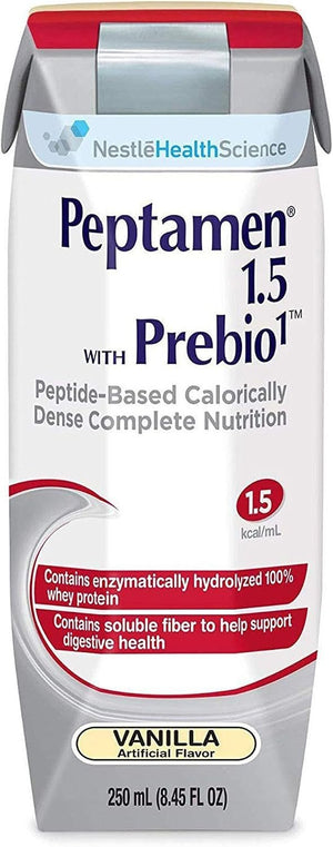 Peptamen with Prebio1 Oral Supplement, Vanilla, 250 mL - 10798716181850-Single - LL Medico