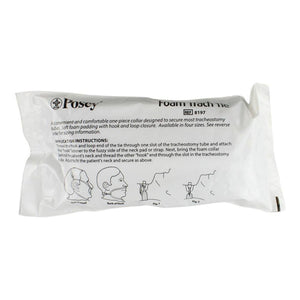 Posey Foam Tracheostomy Tube Holder, Pediatric/Adult, 1" x 18" Inch - 8197M-Single - LL Medico