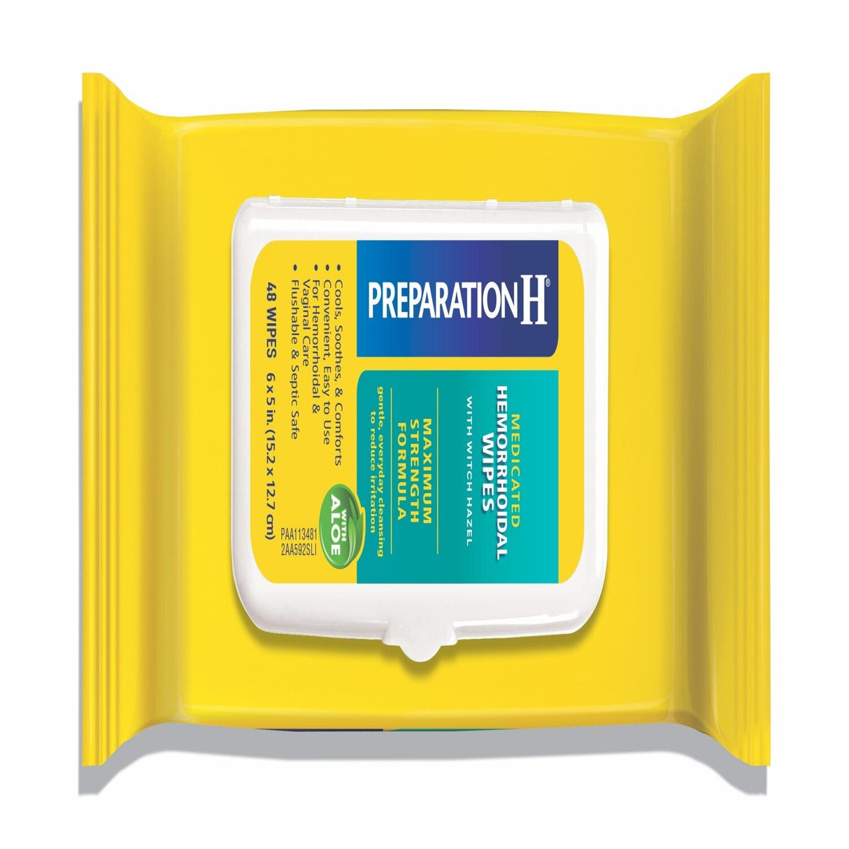 Preparation H Hemorrhoid Medicated Wipes, 48 ct - 573055620 - LL Medico