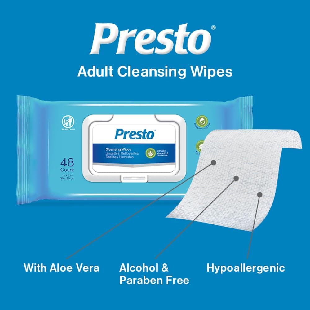 Presto Cleansing Wipes