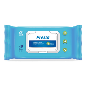 Presto Cleansing Wipes - WW091248-Pack - LL Medico