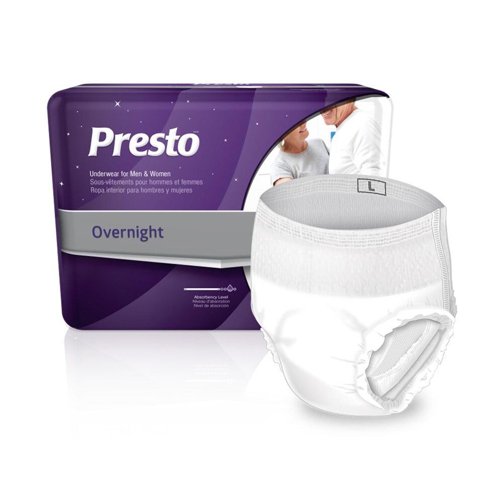 Presto FlexRight Underwear, Overnight - AUB44020-Pack - LL Medico
