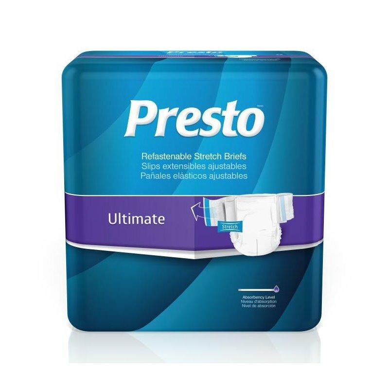 Presto Ultimate Stretch Briefs, 2XL/3XL - ABS31070-Pack - LL Medico