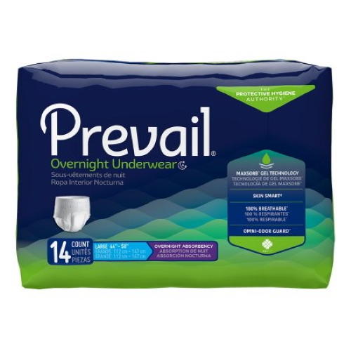Prevail Overnight Pull On Underwear - PVX512-Pack - LL Medico