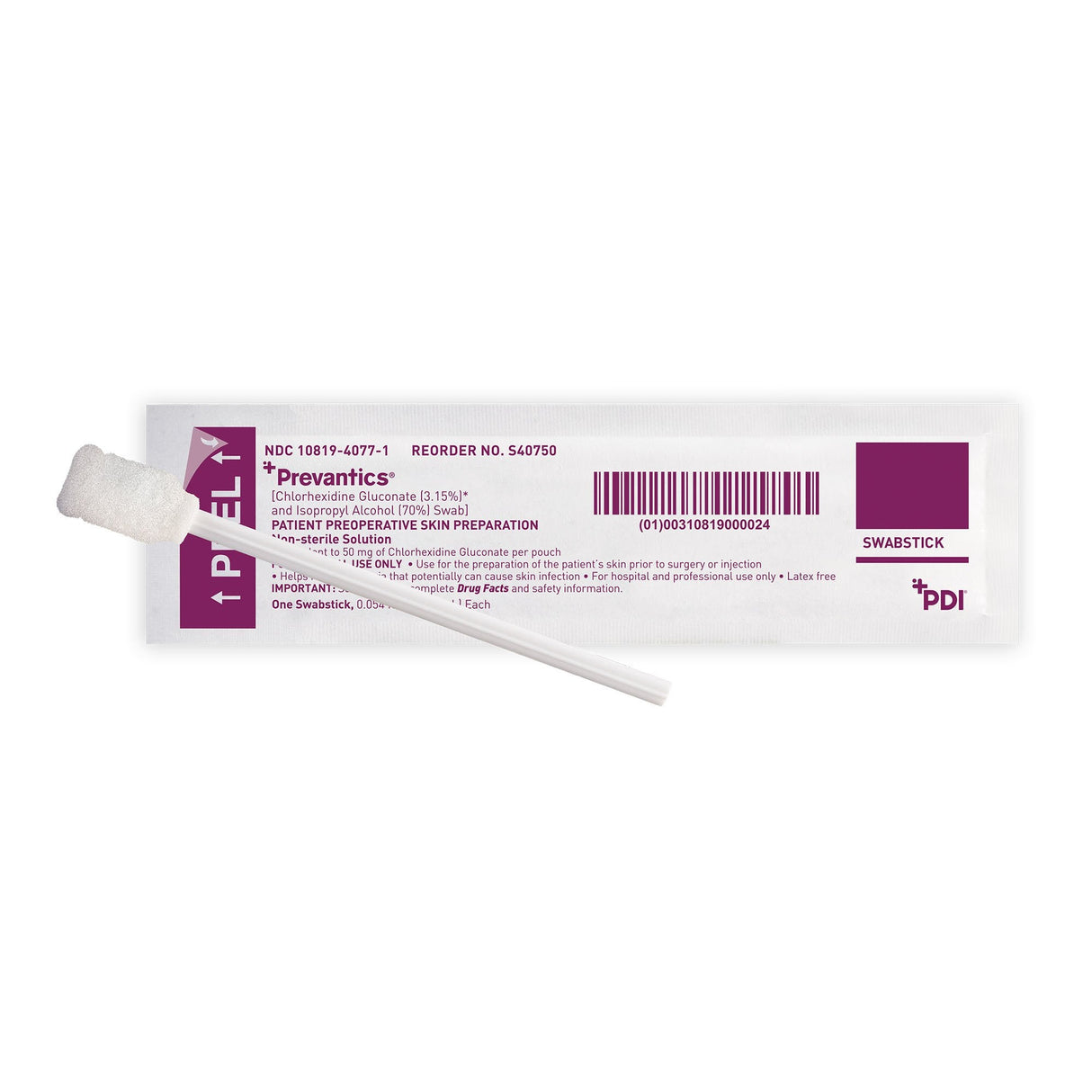 Prevantics Swabsticks - S40750-Single - LL Medico