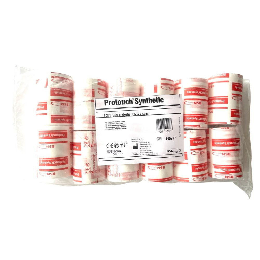 Protouch Synthetic Undercast Cast Padding, White, Synthetic, Non-Sterile, 3" x 4 yd - 30-3052 - LL Medico