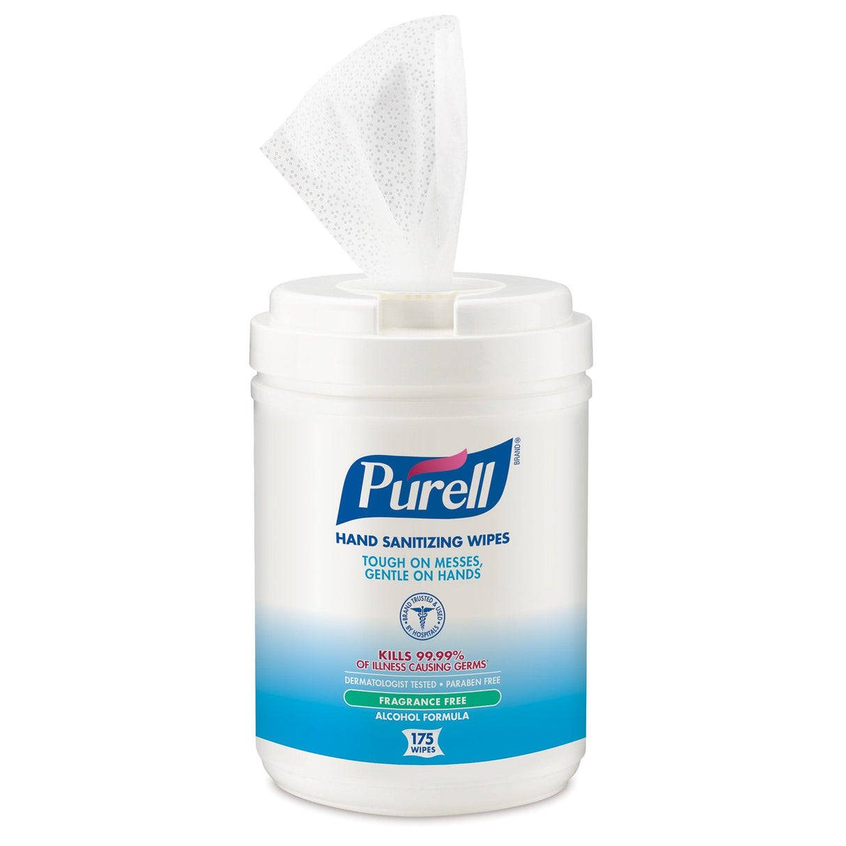 Purell Hand Sanitizing Wipes, Ethyl Alcohol Wipe Canister - 9031-06-Box - LL Medico