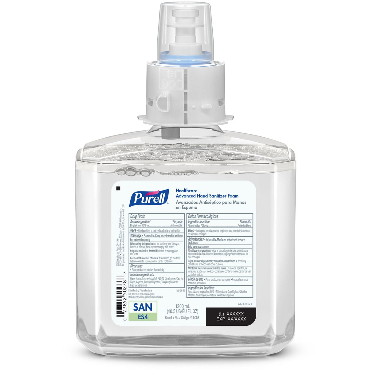 Purell Healthcare Advanced Hand Sanitizer, 1,200 mL Dispenser Refill - 5053-02-Single - LL Medico