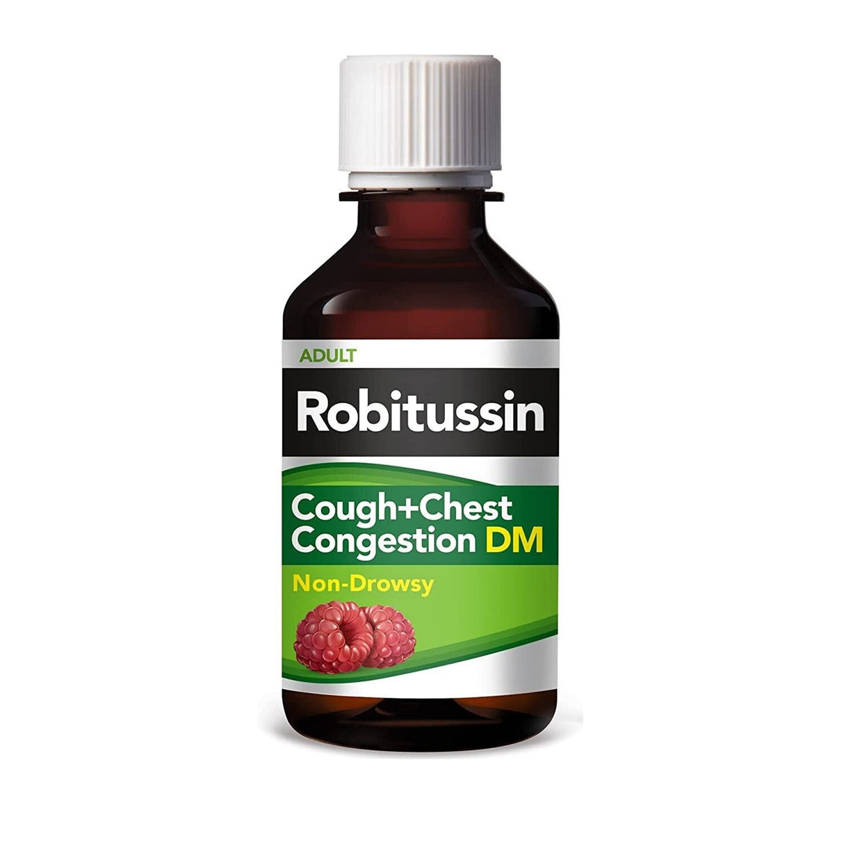 Robitussin Adult Cough + Chest Congestion DM, Maximum Strength, Rasberry Flavor - 00031875712 - LL Medico