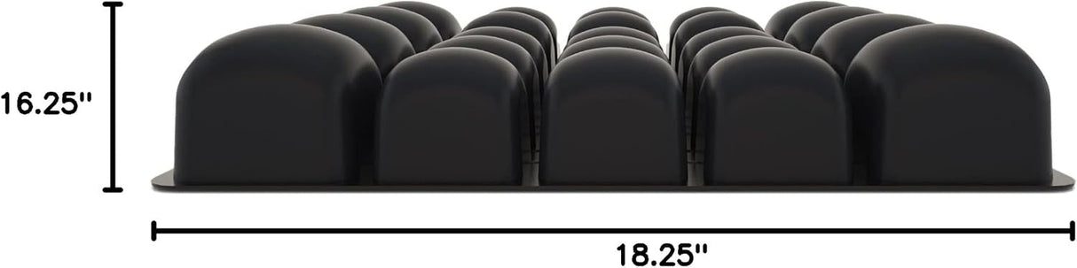 ROHO Mosaic Seat Cushion, PVC Air Cells, 18" W x 16" L x 3" D - MOS1816CA-Single - LL Medico