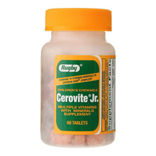 Rugby Cerovite Jr. Children’s Multivitamin Supplement, 60 tablets - 00536344308 - LL Medico