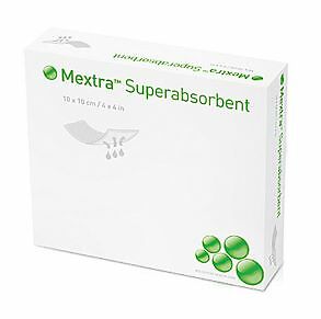 Mextra Superabsorbent Super Absorbent Dressing, 6 x 8 Inch