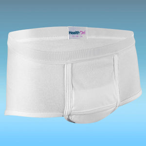 Salk HealthDri Men's Breathable Reusable Briefs, Heavy Absorbency - BH00S - LL Medico