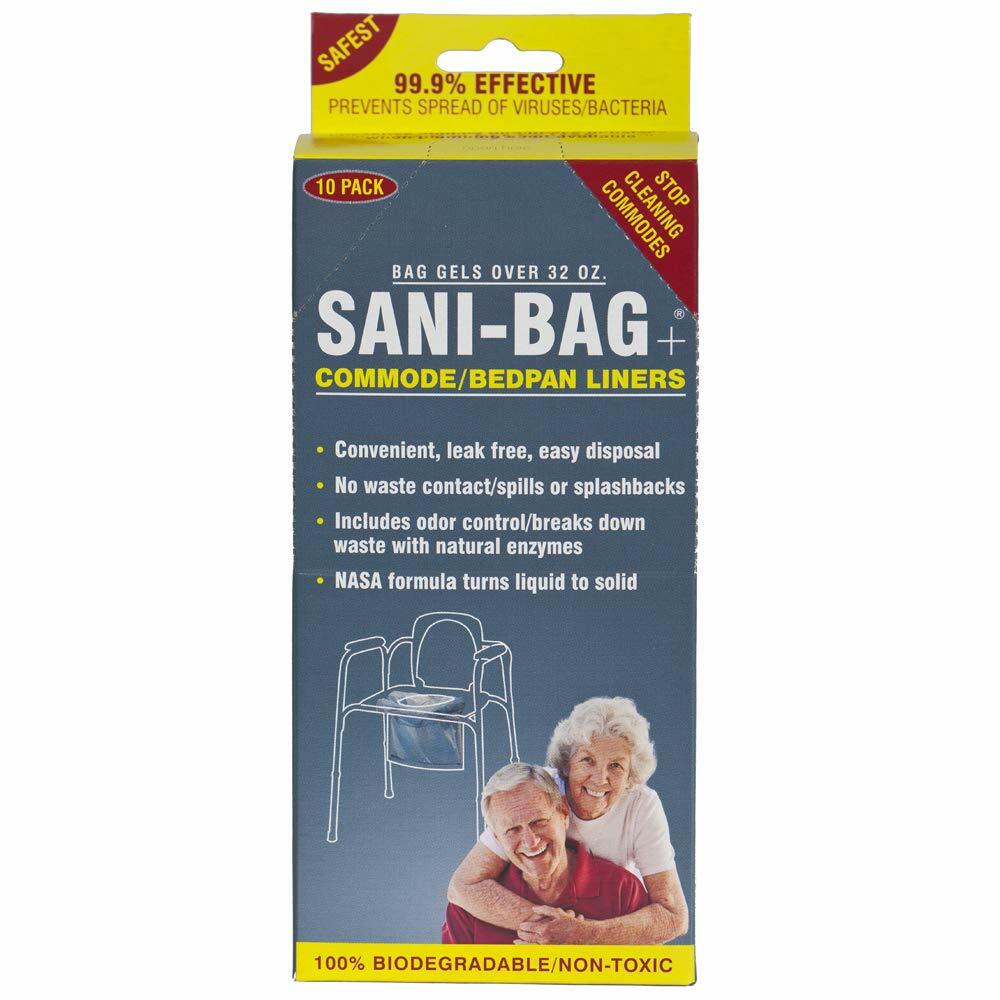 Sani - Bag+ Commode Liners - H645S10-10pk - LL Medico