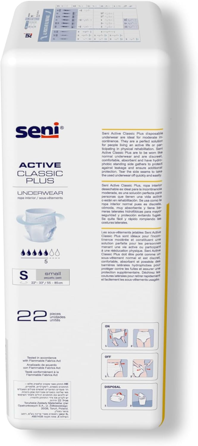 Seni Active Classic Plus Absorbent Underwear - SXL14AC2-Pack - LL Medico