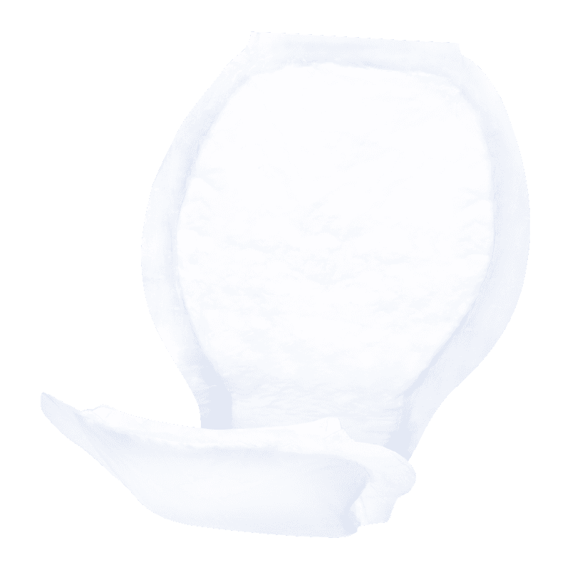 The Seni Booster Pads by Seni are shown on a white toilet seat with the lid raised—ideal for those needing heavy absorbency, perfect as incontinence inserts or diaper booster pads.