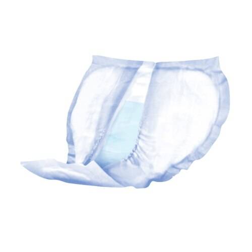Seni Man Active Guards by Seni, shown partially open on a white background, are adult disposable incontinence guards for men with elastic sides and absorbent padding, offering light absorbency for daily comfort and protection.