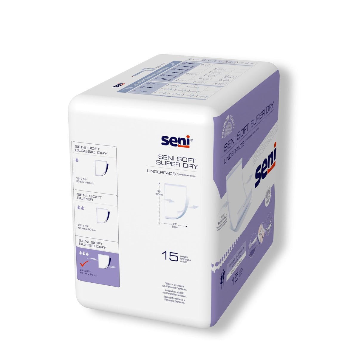 Seni Soft Super Dry Underpads - S0315UD1-Pack - LL Medico