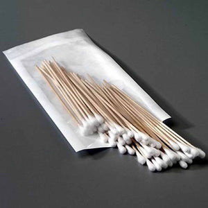 Sklar Cotton Tip Swabstick, Wood Shaft, Sterile, 3" - 96-1666-Pack - LL Medico