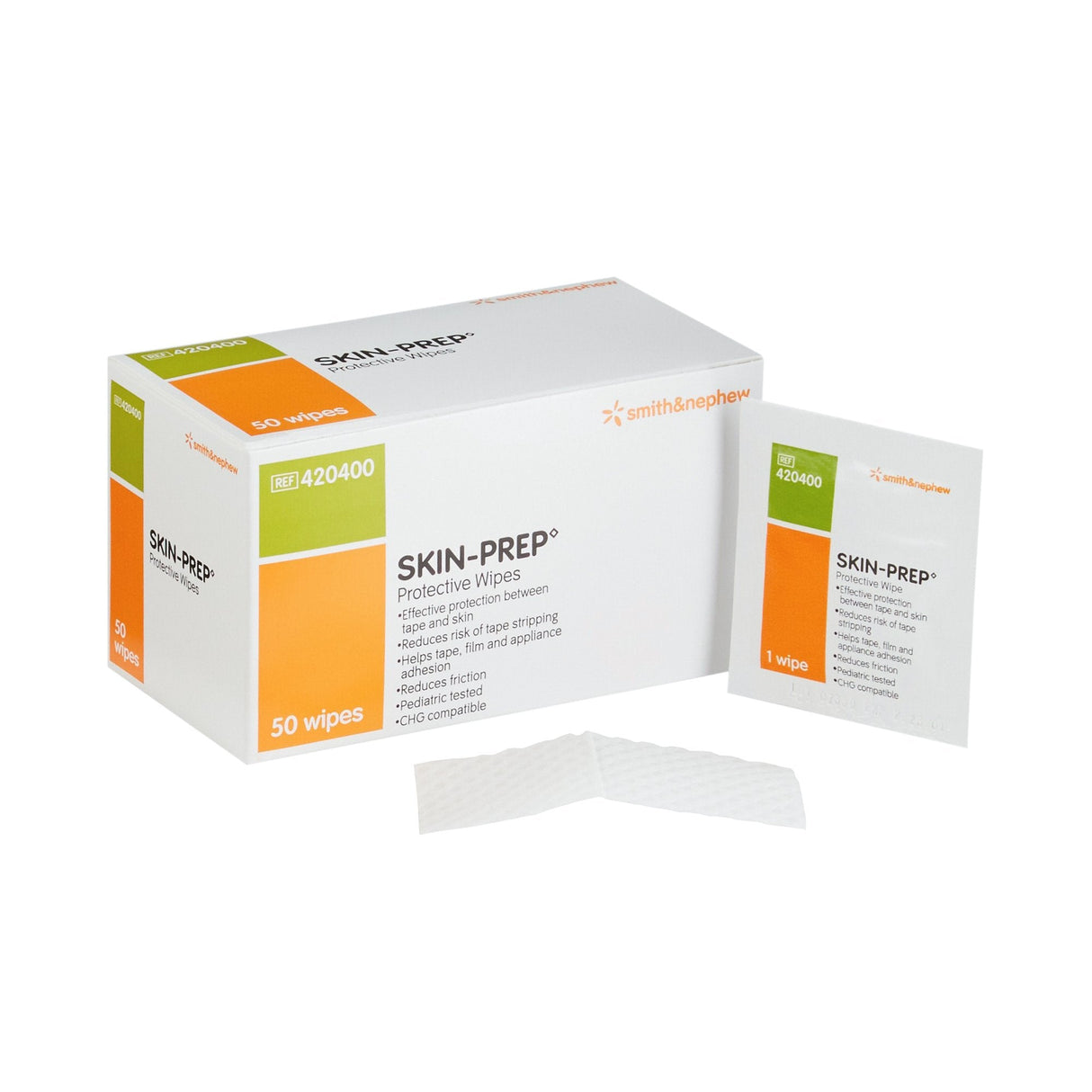 Smith and Nephew Skin-Prep Skin Barrier Wipe, Individual Packet, nonsterile - 420400-Single - LL Medico