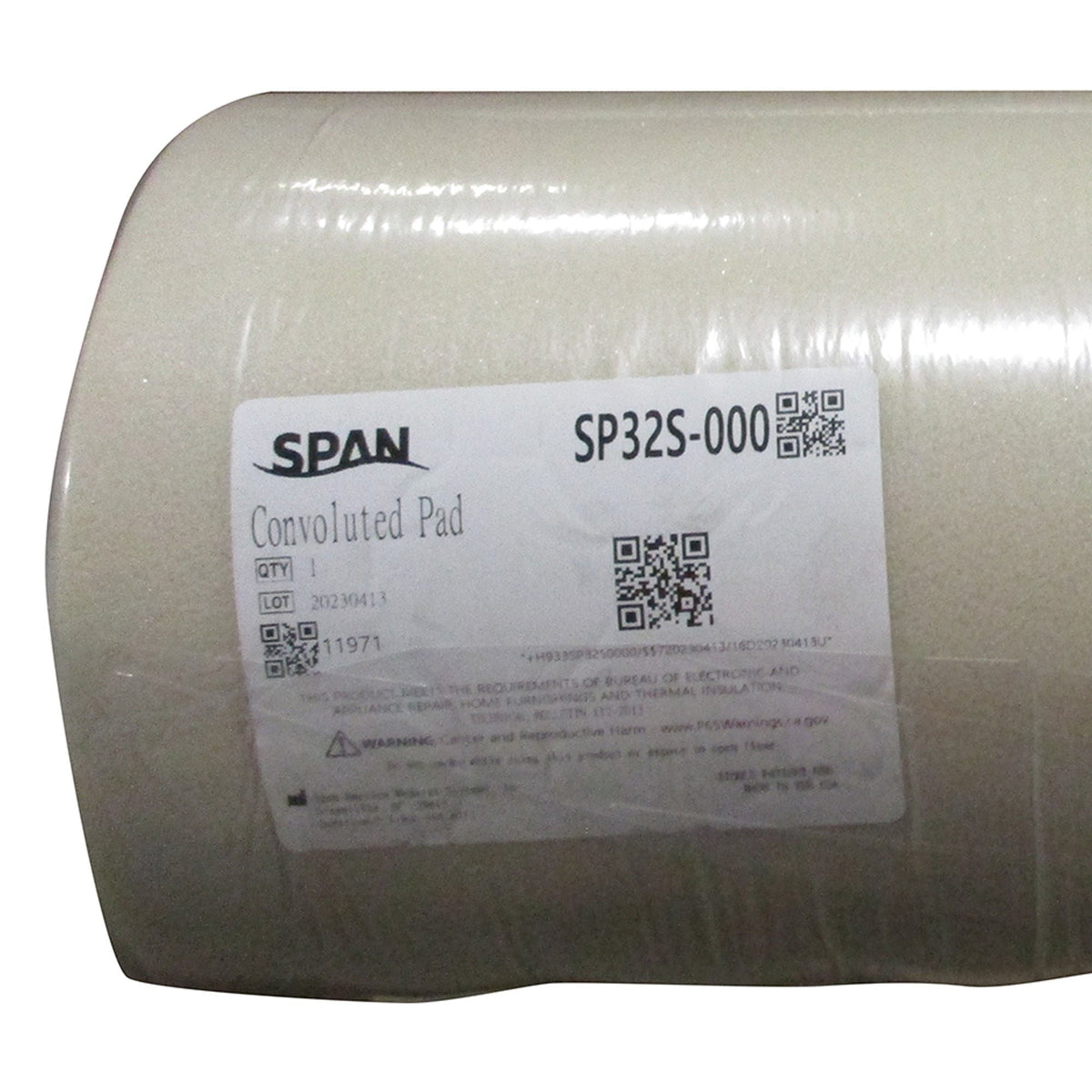 Span America Foam Mattress Overlay Pressure Redistribution, 74" x 34" x 3" - SP32S-000-Single - LL Medico