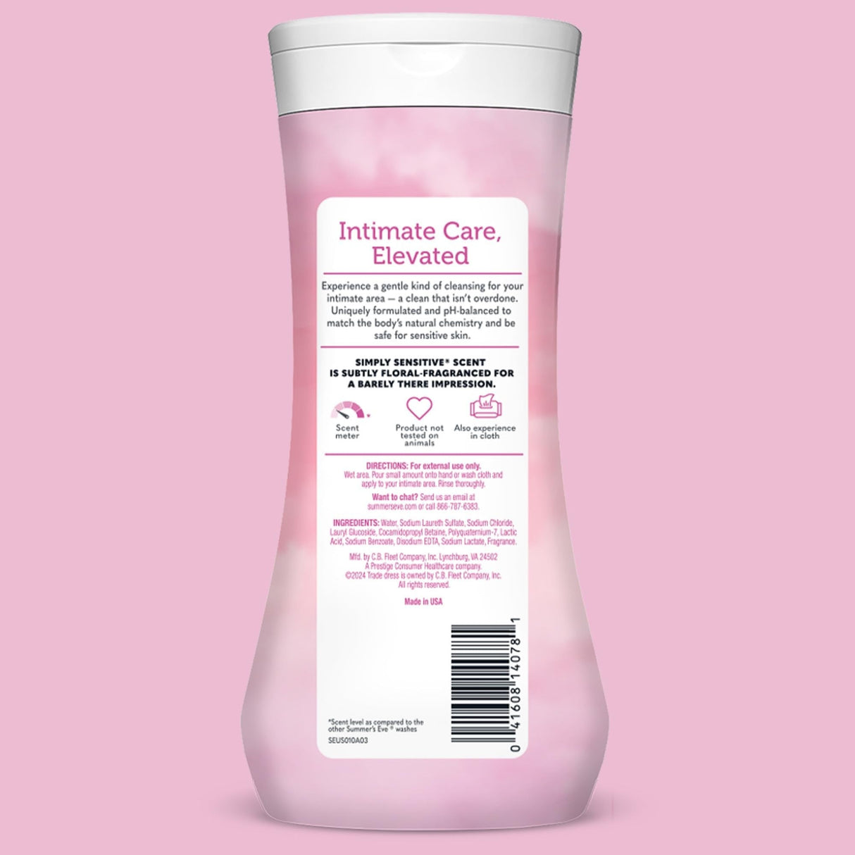 Summer's Eve Simply Sensitive pH-Balanced Cleansing Wash, 9 fl oz - 04160887049-Single - LL Medico