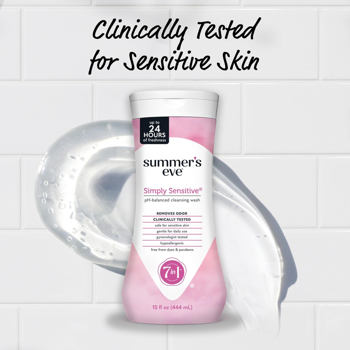 Summer's Eve Simply Sensitive pH-Balanced Cleansing Wash, 9 fl oz - 04160887049-Single - LL Medico