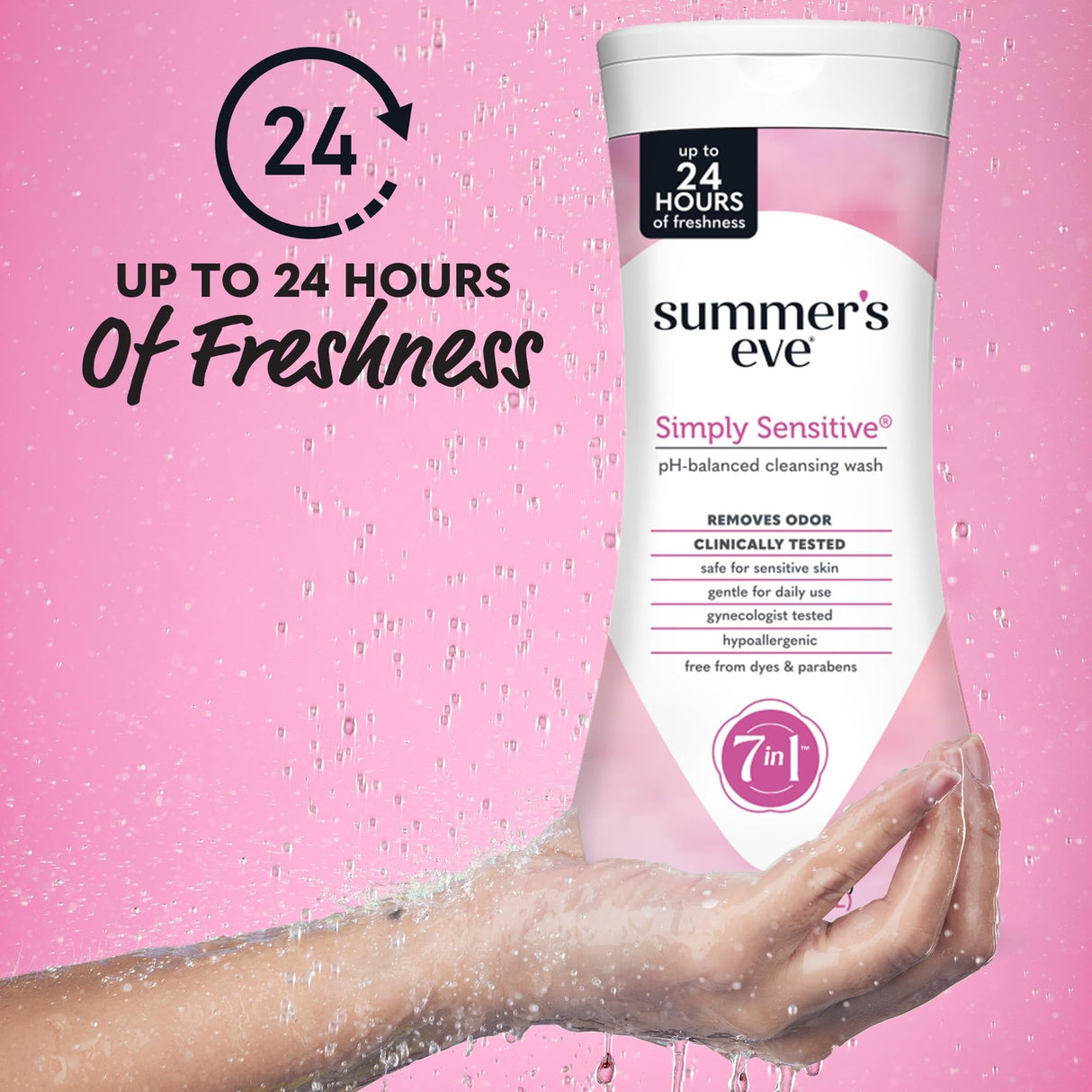 Summer's Eve Simply Sensitive pH-Balanced Cleansing Wash, 9 fl oz - 04160887049-Single - LL Medico