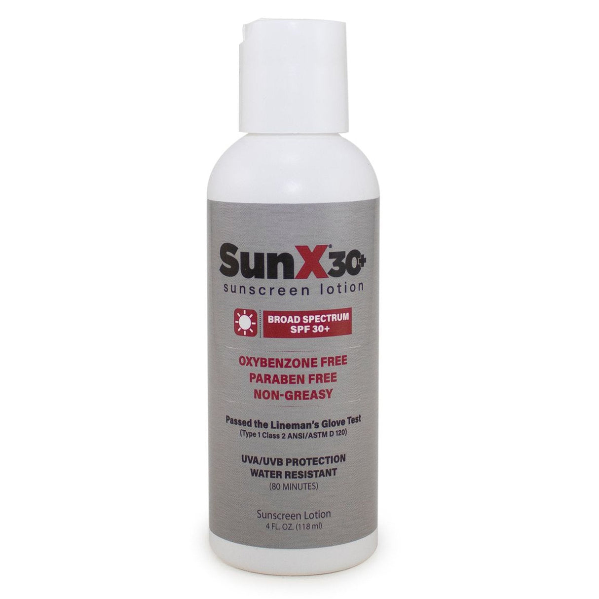 SunX SPF 30+ Sunscreen, 4-ounce Bottle - 71666-Single - LL Medico